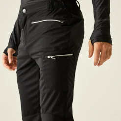Dare 2b - Męskie spodnie trekkingowe softshell Appended II | Czarny