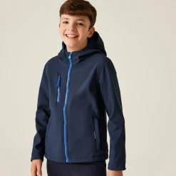 Dzięcięcy Softshell Ablaze | Granatowo-niebieski