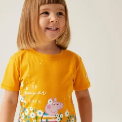 Dziecięca koszulka Peppa | Żółty