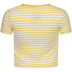 Dziecięca koszulka Peppa Stripe | Żółty