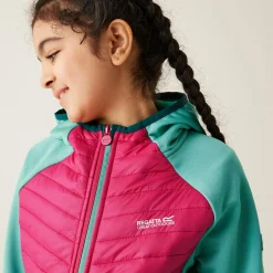 Dziecięca kurtka hybrydowa Kielder VIII | Zielony