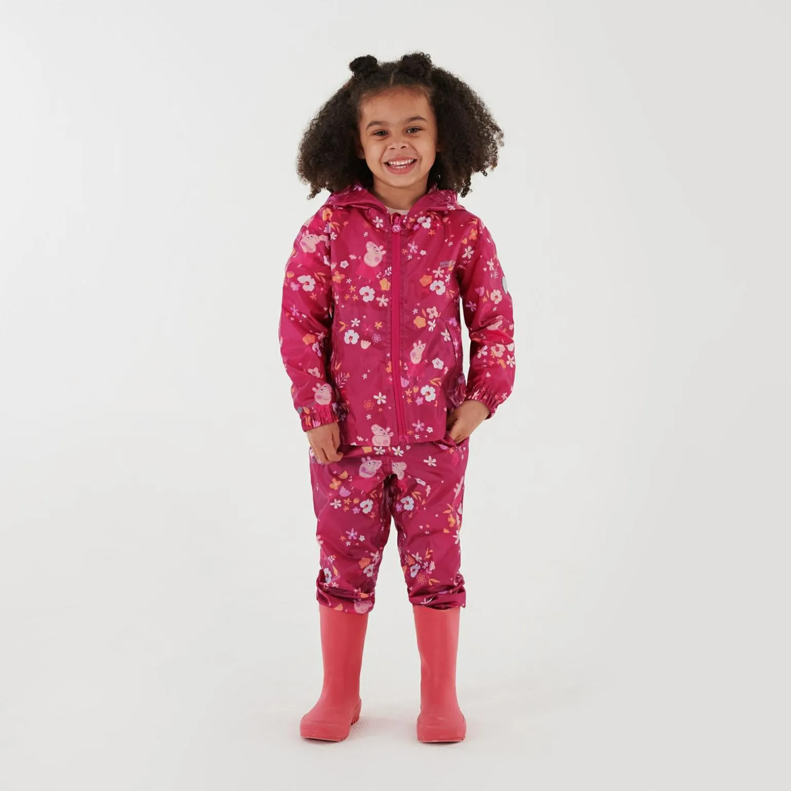 Dziecięca kurtka kieszonkowa Peppa Pack It | Różowy