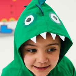 Dziecięca kurtka przeciwdeszczowa Peppa Animal  | Zielony dinozaur