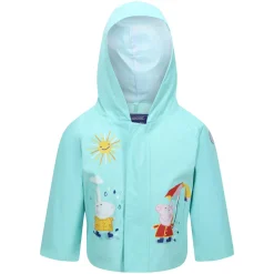 Dziecięca kurtka przeciwdeszczowa Peppa Summer | Aruba Blue