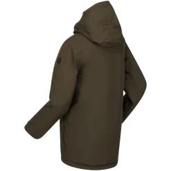 Dziecięca kurtka zimowa parka Yewbank | Ciemne khaki
