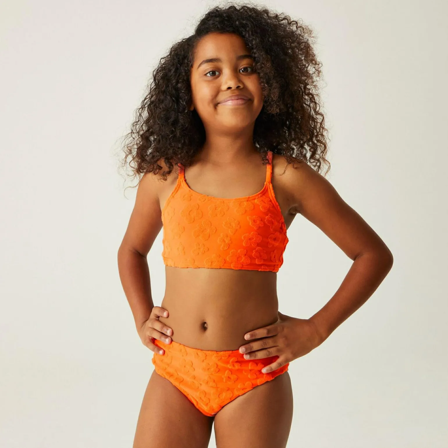 Dziecięce bikini Dararia II komplet | Pomarańczowy