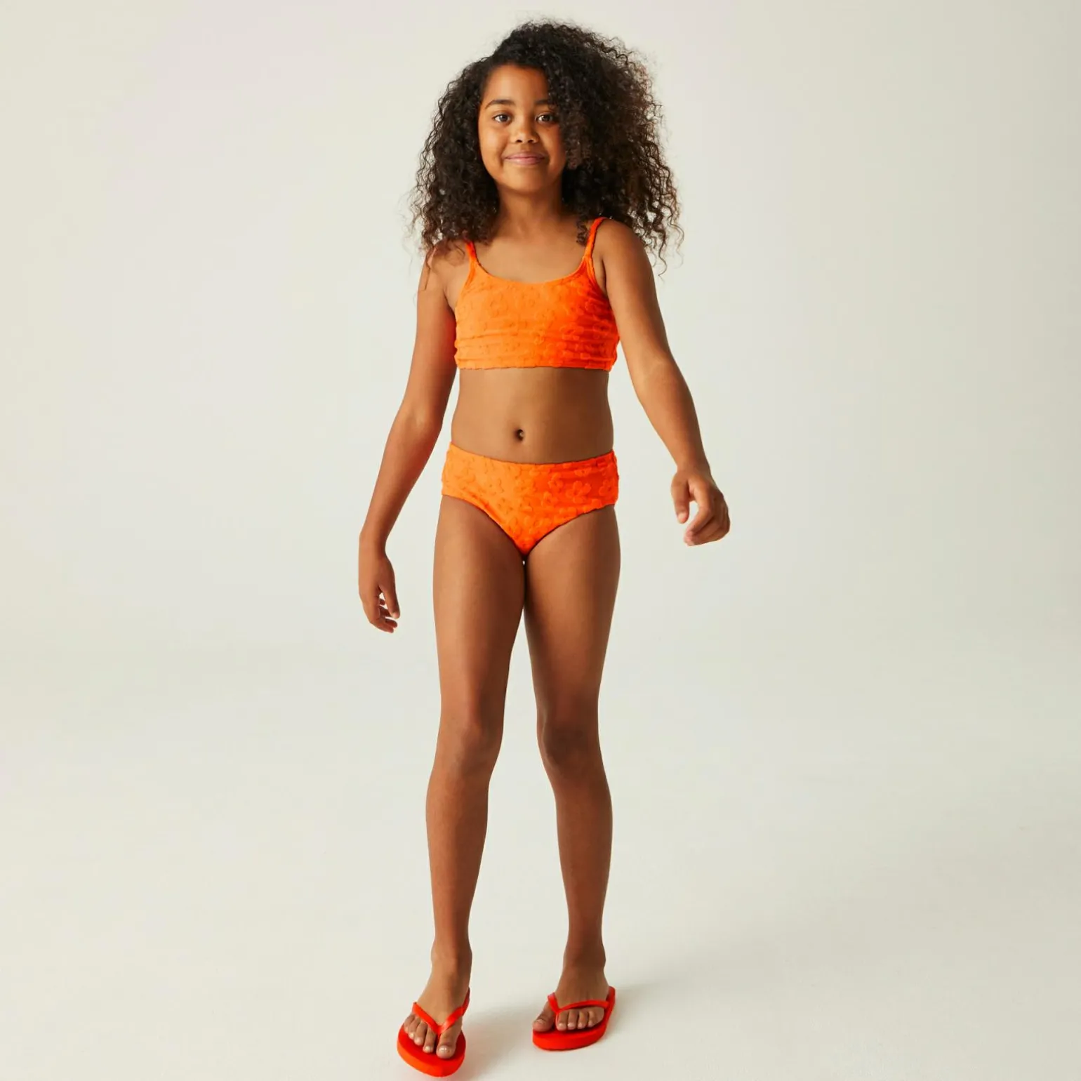 Dziecięce bikini Dararia II komplet | Pomarańczowy