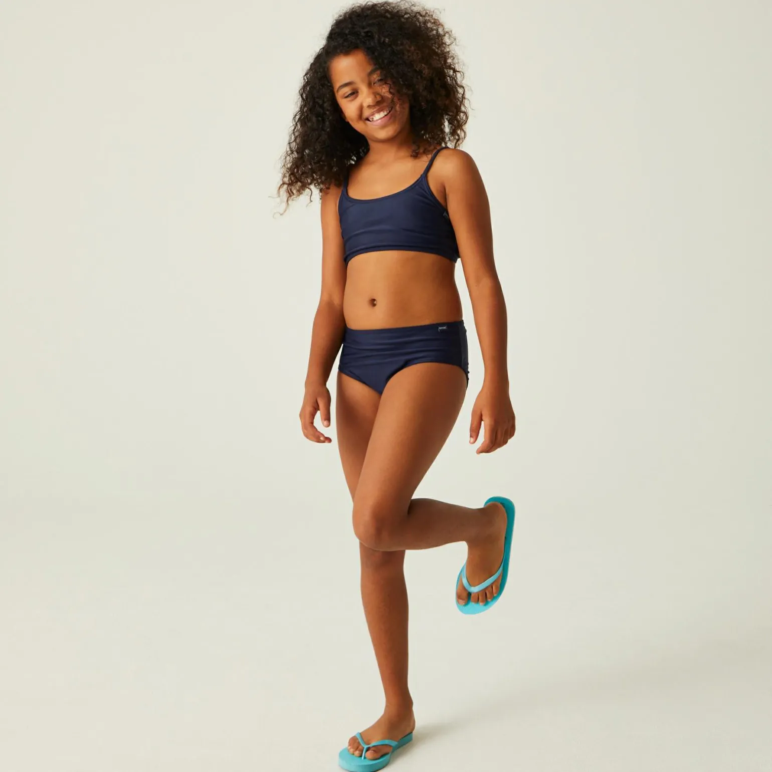 Dziecięce bikini Dararia II komplet | Granatowy