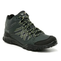 Dziecięce buty trekkingowe Edgepoint Mid | Szaro-żółty