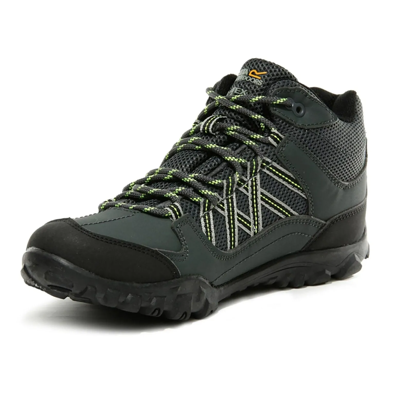Dziecięce buty trekkingowe Edgepoint Mid | Szaro-żółty