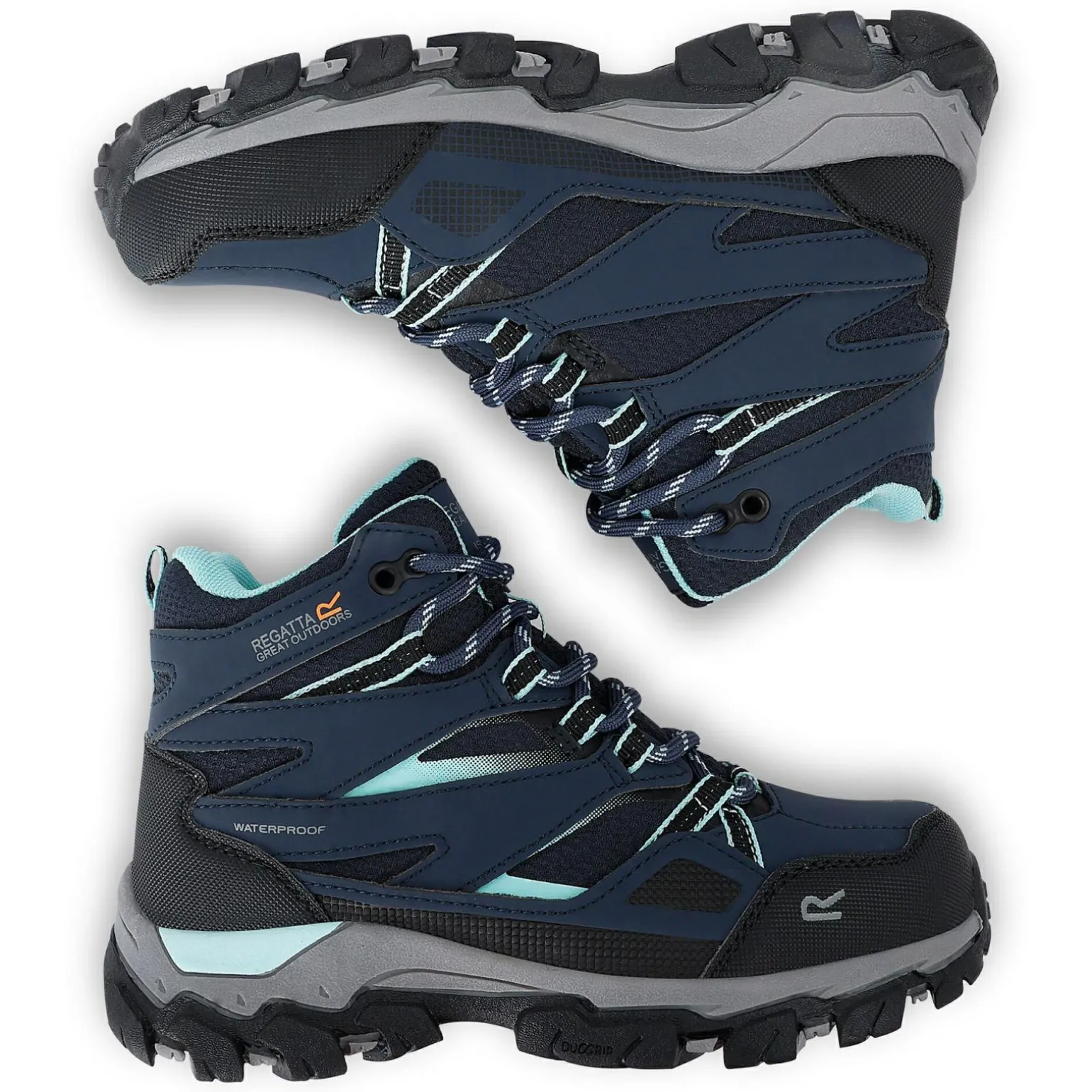 Dziecięce buty trekkingowe Holcombe III | Niebieski