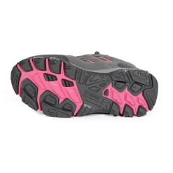 Dziecięce buty trekkingowe Holcombe Low | Szaro – różowy