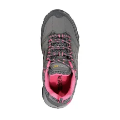 Dziecięce buty trekkingowe Holcombe Low | Szaro – różowy