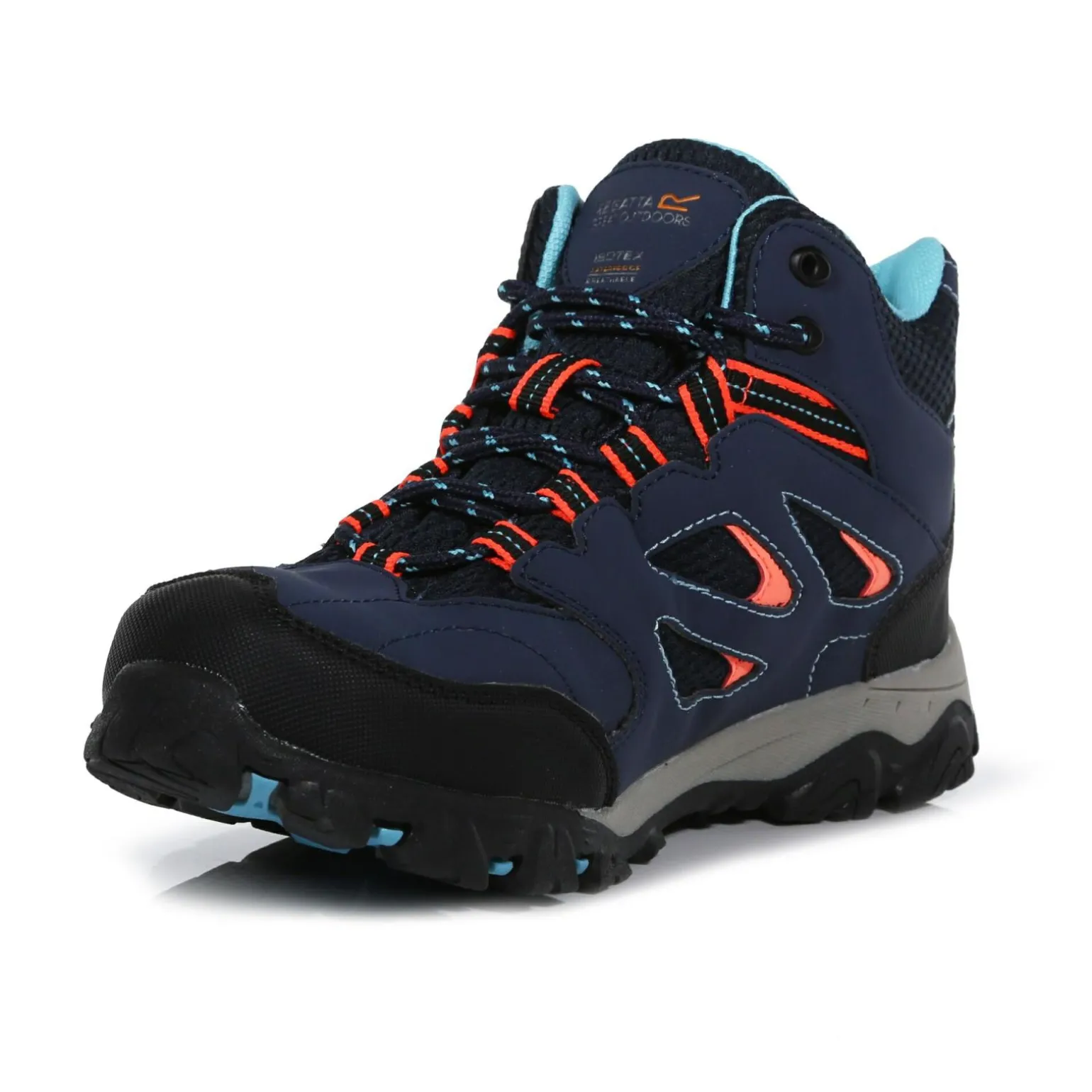 Dziecięce buty trekkingowe Holcombe IEP | Granatowo-różowy