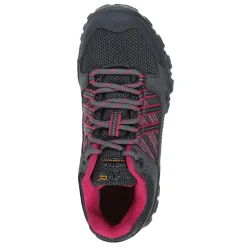 Dziecięce buty trekkingowe Edgepoint Low | Szaro – różowy
