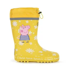 Dziecięce kalosze Peppa Splash | Żółty