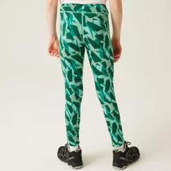 Dziecięce legginsy Barlia Winter | Zielony