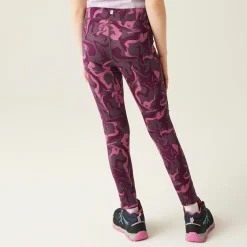 Dziecięce legginsy Barlia Winter | Fioletowy