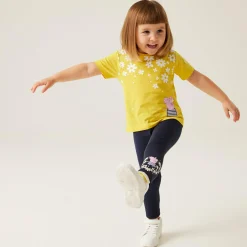 Dziecięce legginsy Peppa Set | Maize Yellow Navy