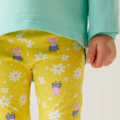 Dziecięce legginsy Peppa Set | Maize Yellow Navy