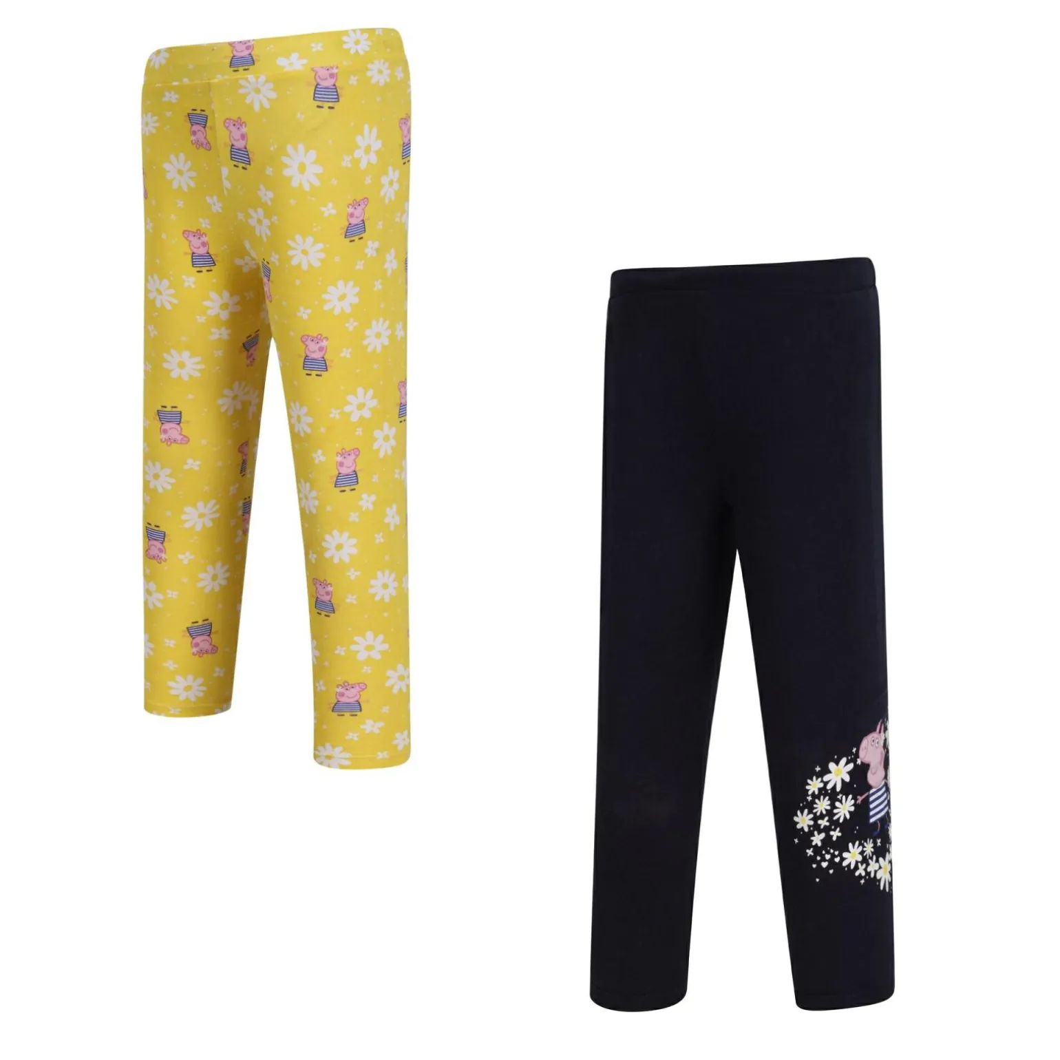 Dziecięce legginsy Peppa Set | Maize Yellow Navy