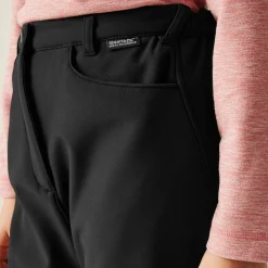 Dziecięce spodnie Softshell | Czarny