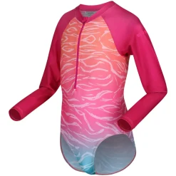 Dziecięcy kostium kąpielowy Long Sleeve | Różowy