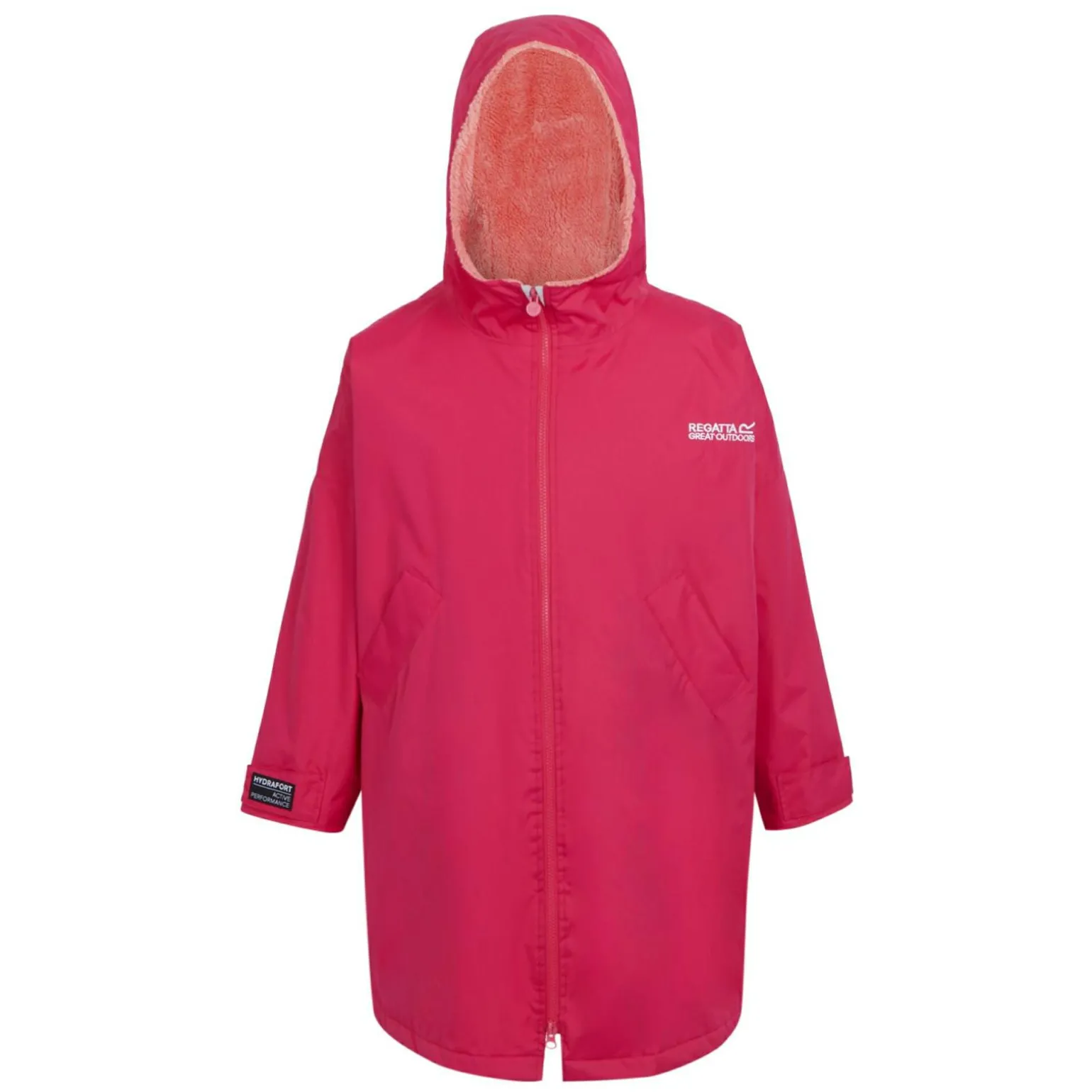 Dziecięcy płaszcz plażowy wodoodporny Junior Changing Robe | Różowy