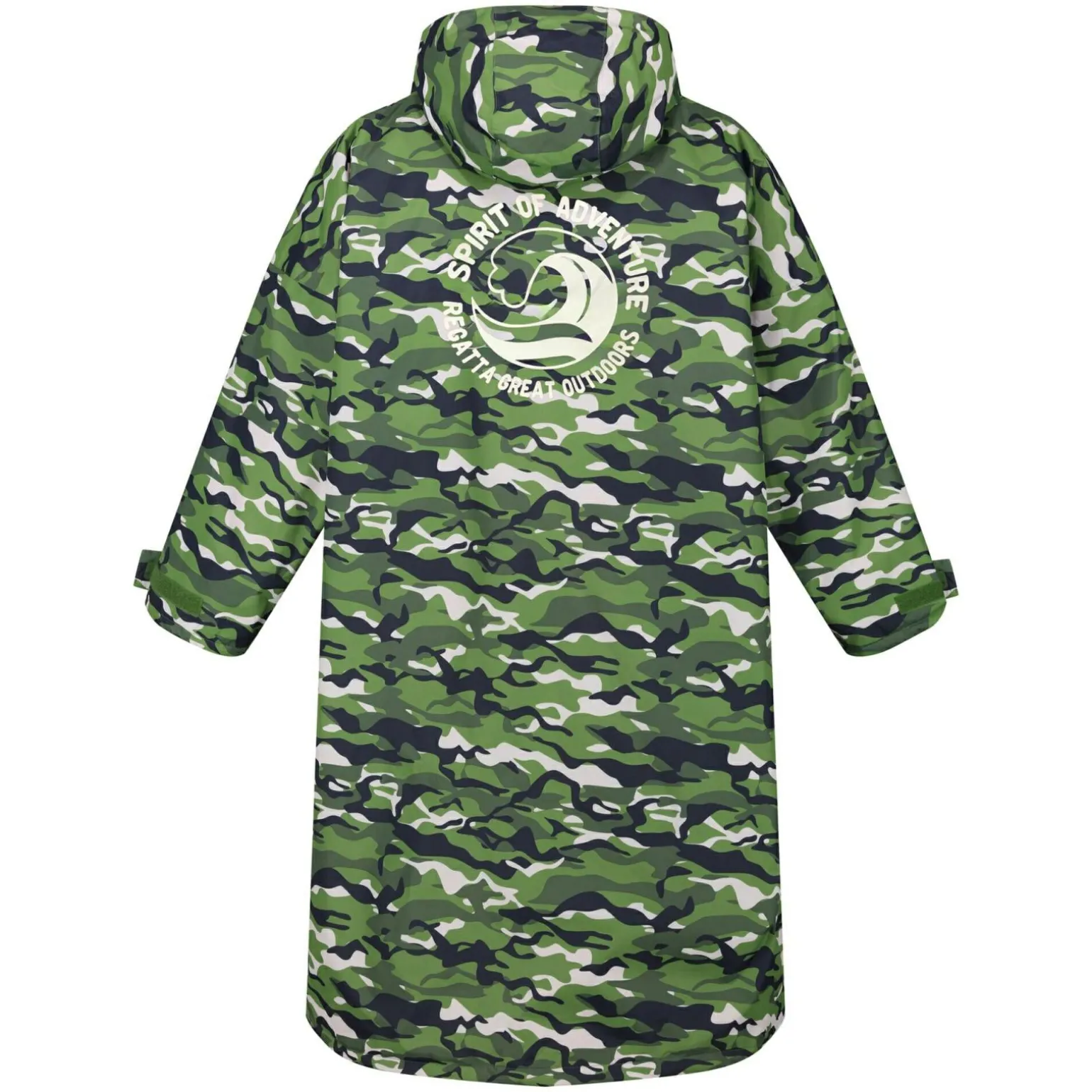 Dziecięcy płaszcz plażowy wodoodporny Junior Changing Robe | Zielony