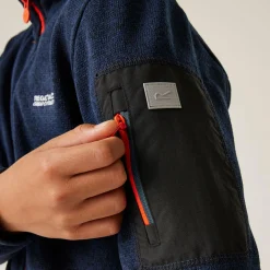 Dziecięcy polar z suwakiem Newhill | Niebieski