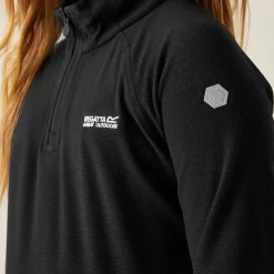 Dziecięcy polar z suwakiem 1/2 Loco | Czarny