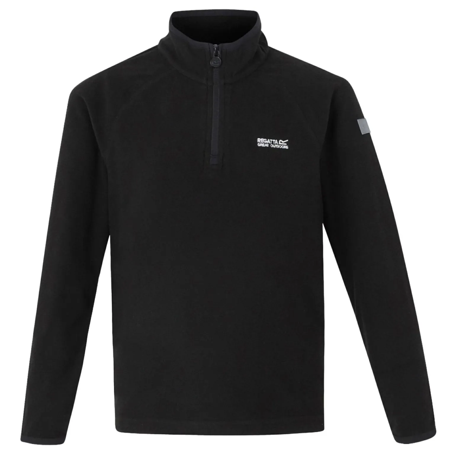 Dziecięcy polar z suwakiem 1/2 Loco | Czarny