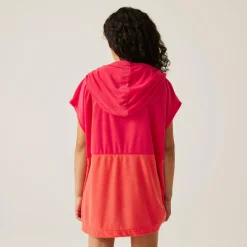 Dziecięcy ręcznik plażowy Towel Robe II | Różowy