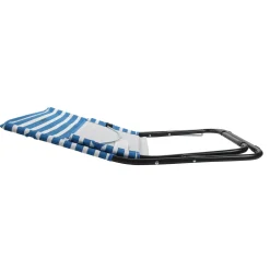 Leżak składany Kruza Beach Lounger | Niebiesko-biały