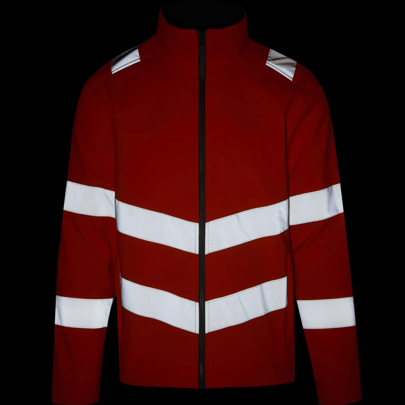 Men's Hi-Vis Pro Contract Ablaze 2 Layer Softshell Jacket | Orange
