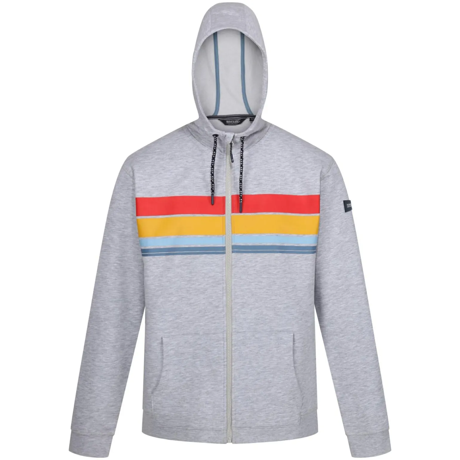 Męska bluza z kapturem Shorebay II | Srebrny
