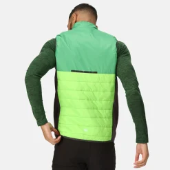 Męska kamizelka ocieplana Halton VII | Zielono-szary