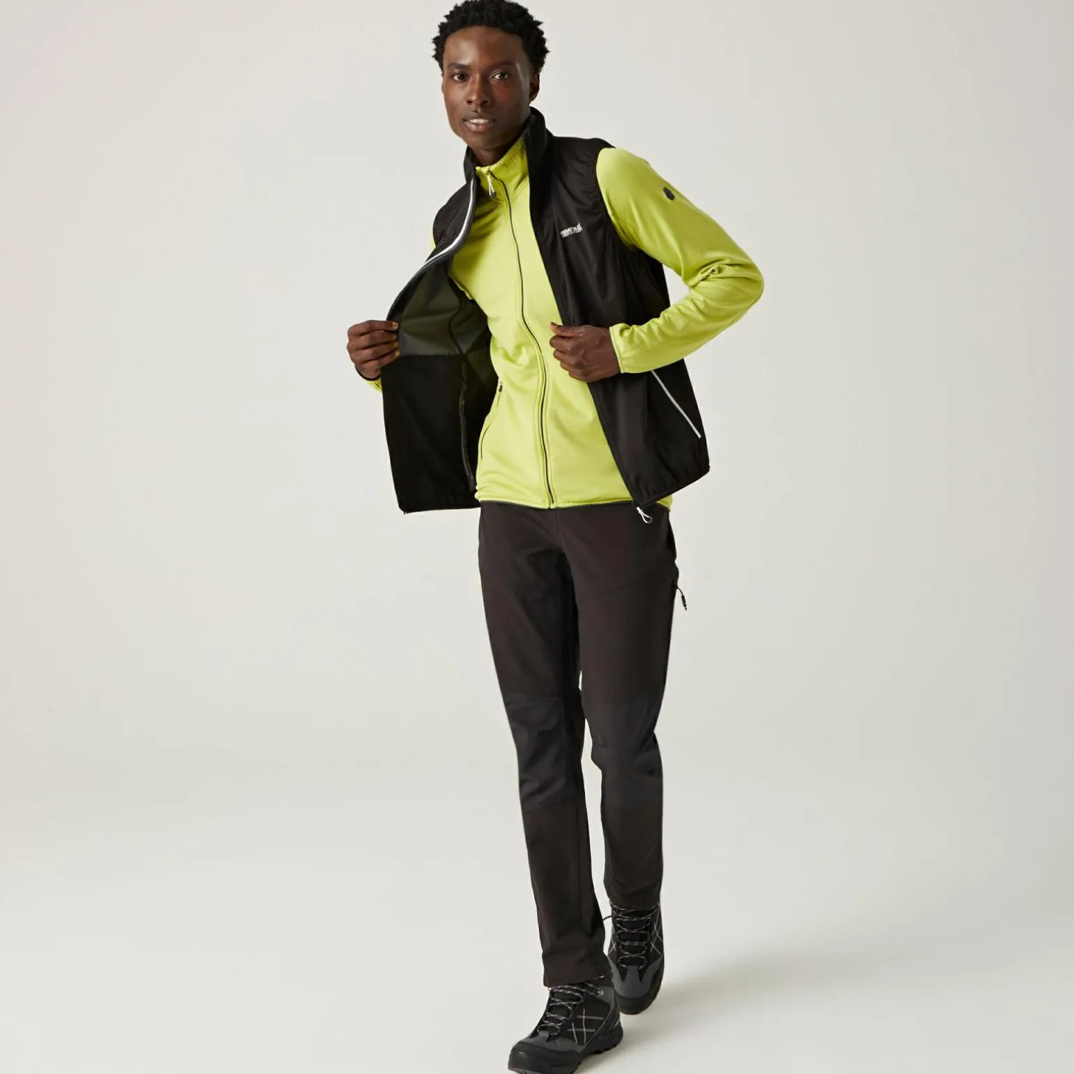Męska kamizelka softshell Lankin V | Czarny