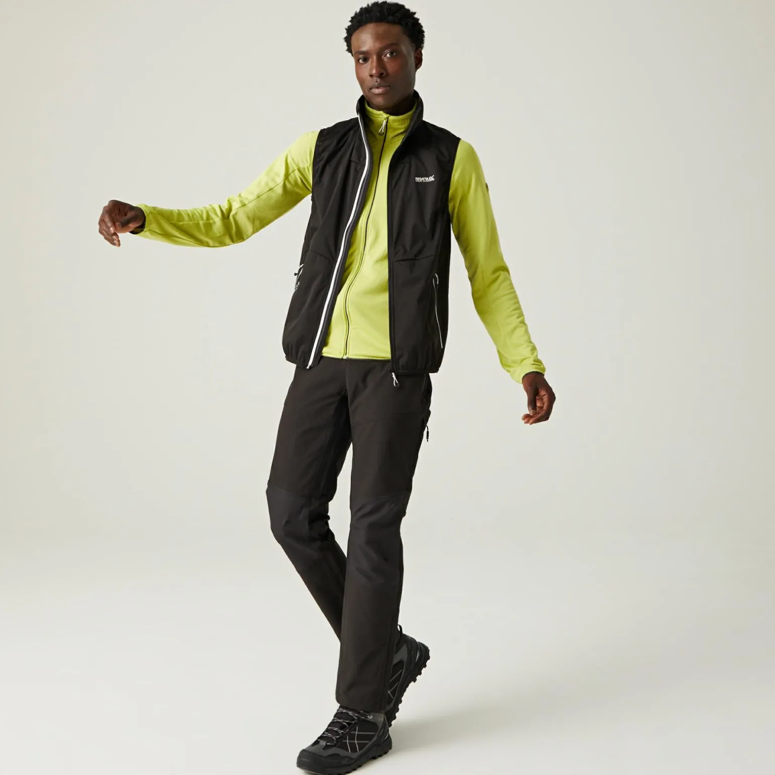 Męska kamizelka softshell Lankin V | Czarny