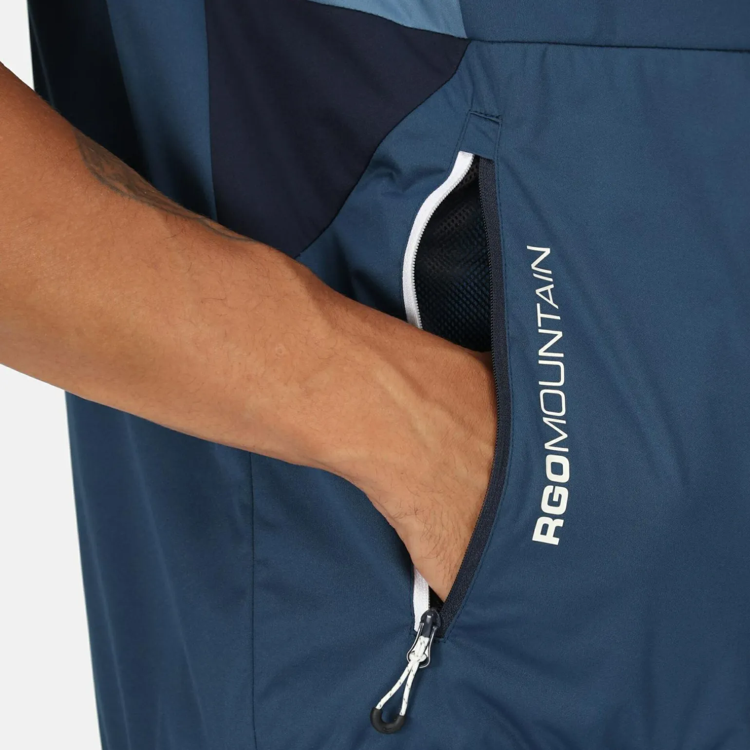 Męska kamizelka softshell Lankin V | Niebieski