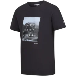 Męska koszulka Breezed IV Graphic Print | Szary