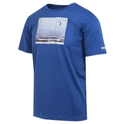 Męska koszulka Fingal VIII Graphic Print | Granatowy