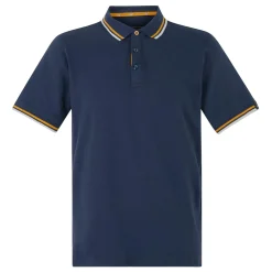 Męska koszulka polo Adryan | Niebieski