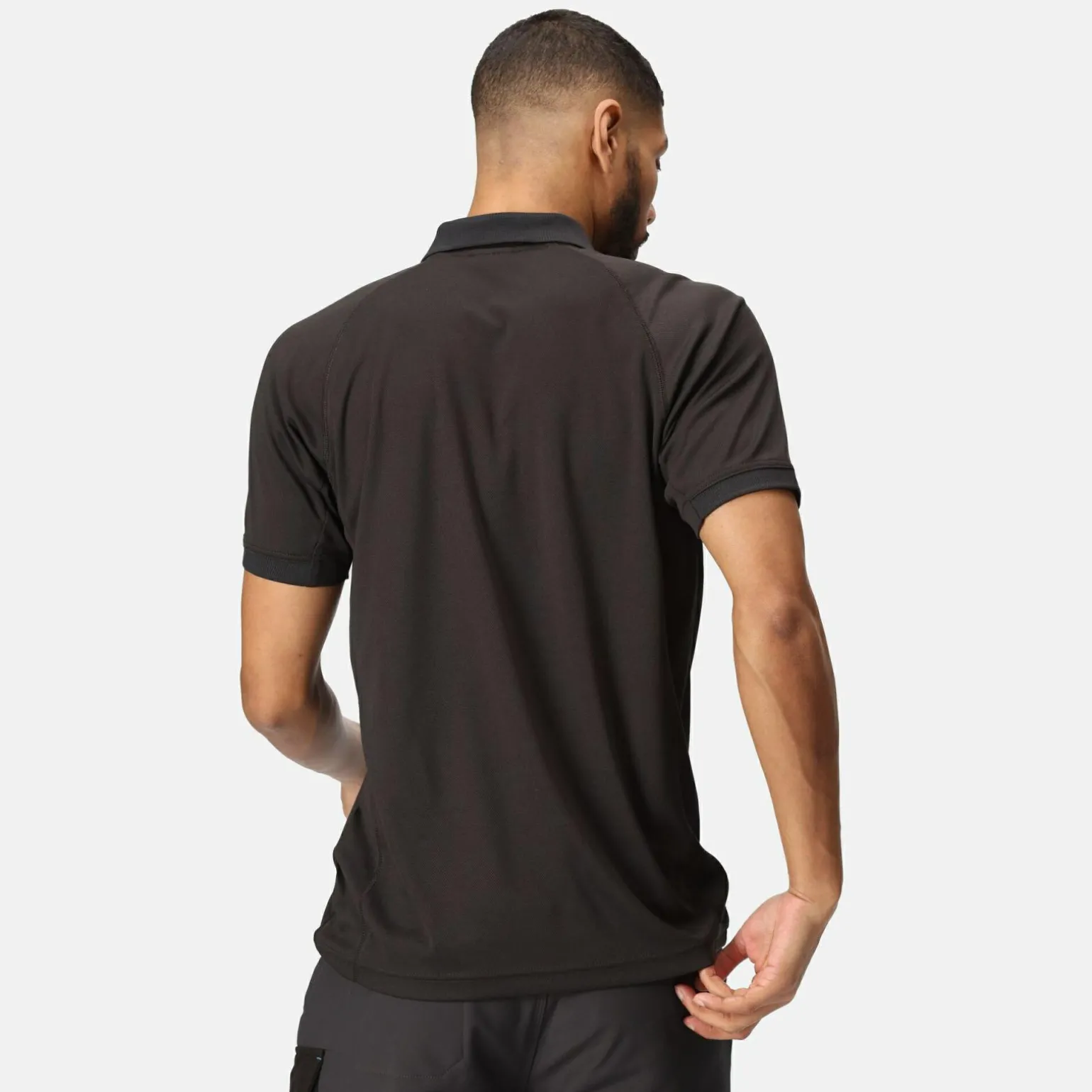 Męska koszulka polo Coolweave | Czarny