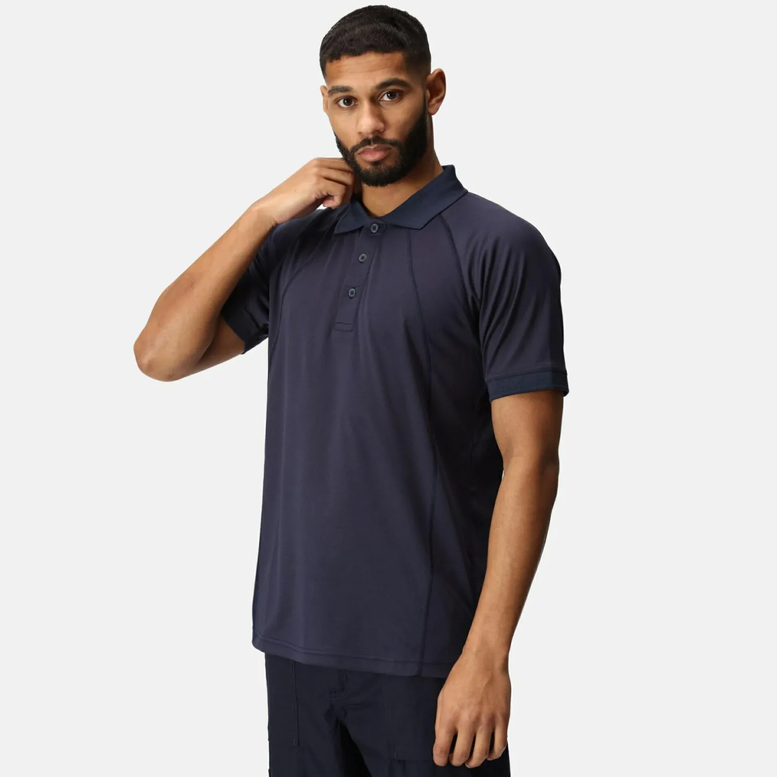 Męska koszulka polo Coolweave | Granatowy