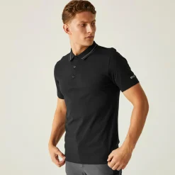 Męska koszulka polo Forley | Czarny
