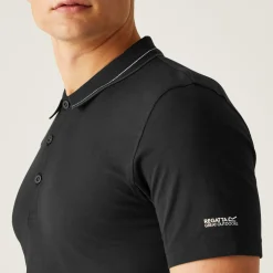 Męska koszulka polo Forley | Czarny