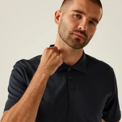 Męska koszulka polo Honestly Made | Granatowy