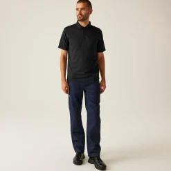 Męska koszulka polo Pro Wicking | Czarny
