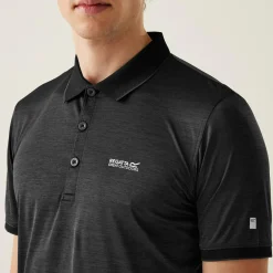 Męska koszulka polo Remex II | Czarny